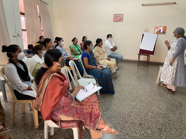 Meeting with parents of children enrolled in PACE